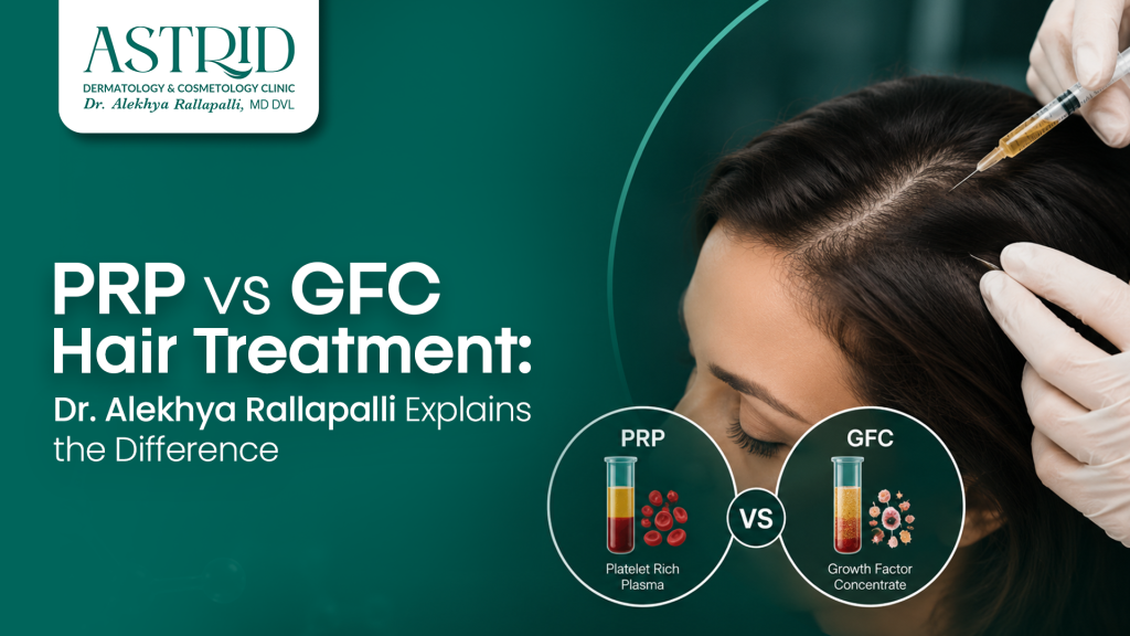 PRP vs GFC Hair Treatment: Dr. Alekhya Rallapalli Explains the Difference